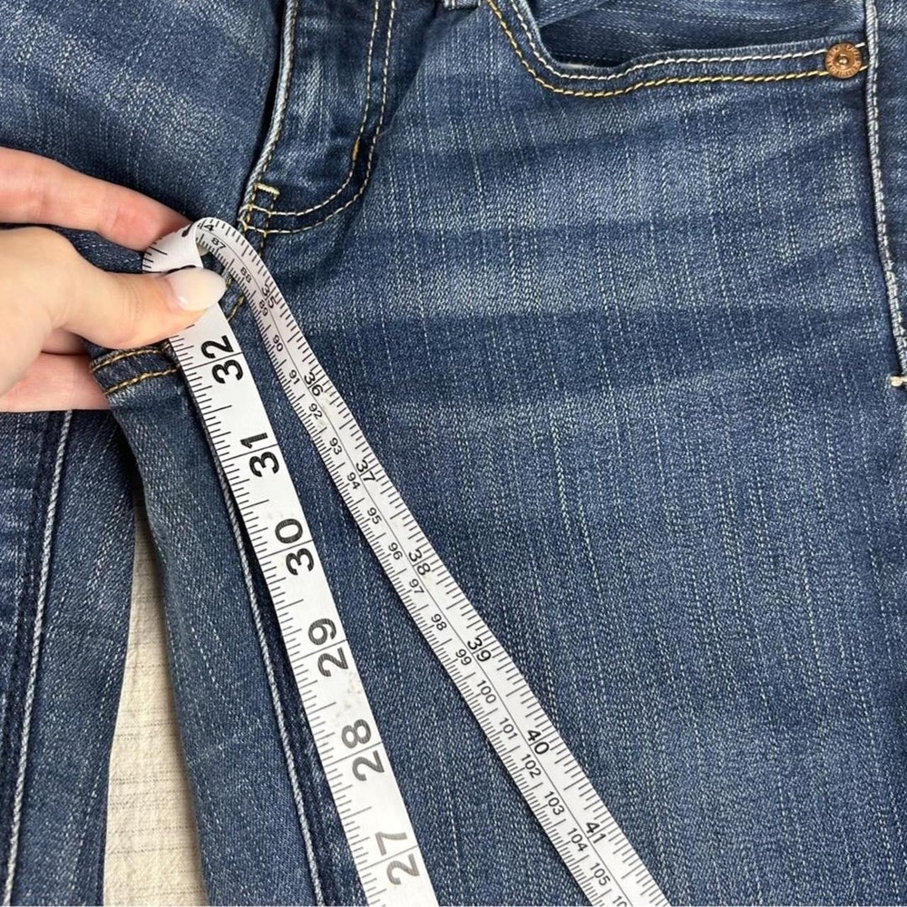 y2k American Eagle Artist Low Rise Flare Jeans Size 2 long - Picture 7 of 7
